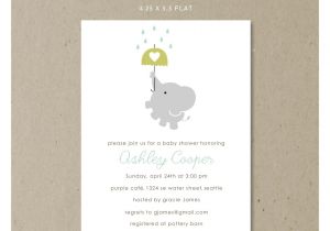 Etsy Com Baby Shower Invitations Elephant Sprinkle Baby Shower Invitation Set Reserved