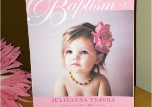 Etsy Girl Baptism Invites 5 X 7 Baby Girl Baptism Invitation by Designmesweet On