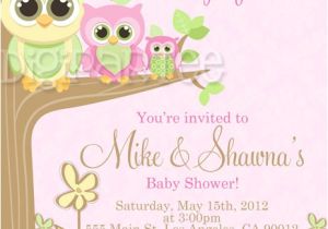 Etsy Owl Baby Shower Invitations Owl Baby Shower Invitation by Dpdesigns2012 On Etsy