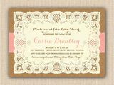 Etsy Rustic Bridal Shower Invitations Rustic Baby Girl Shower Invitations Diy Printable Lace