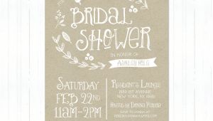 Etsy Rustic Bridal Shower Invitations Rustic Bridal Shower Invitations