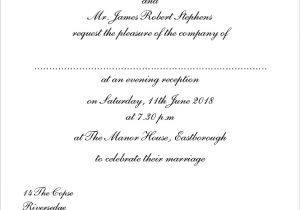 Evening Wedding Invitation Template Wedding Invitations evening Sunshinebizsolutions Com