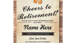 Evite Retirement Party Invitations Retirement Party Cheers Beers Wood Pub Invitation
