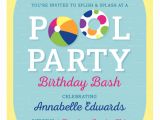 Example Invitation Card Birthday Party 33 Printable Pool Party Invitations Psd Ai Eps Word