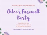 Example Invitation Card Farewell Party Customize 2 402 Farewell Party Invitation Templates