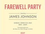 Example Invitation Card Farewell Party Farewell Party Invitation Template 29 Free Psd format