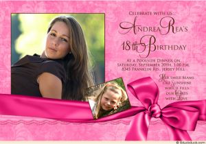 Example Of 18th Birthday Invitation Card 18th Birthday Invitation Maker and How to Make Your Own