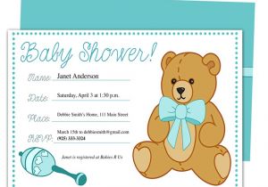 Example Of A Baby Shower Invitation Baby Shower Sample Invitations