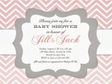 Example Of A Baby Shower Invitation In the Chou S Nest Girl Baby Shower Invitations