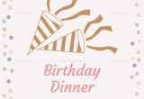 Example Of Birthday Dinner Invitation Birthday Dinner Invitation Design Template In Psd Word