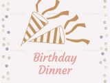Example Of Birthday Dinner Invitation Birthday Dinner Invitation Design Template In Psd Word