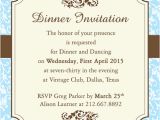 Example Of Birthday Dinner Invitation Fab Dinner Party Invitation Wording Examples You Can Use