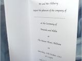 Example Of Civil Wedding Invitation Card Invitation Wording