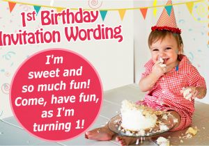 Example Of First Birthday Invitation Card 16 Great Examples Of 1st Birthday Invitation Wordings