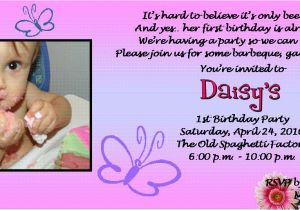 Example Of Invitation Card for 1st Birthday 40th Birthday Ideas Birthday Invitation Card Samples