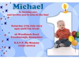 Example Of Invitation Card for 1st Birthday Birthday Party Invitation Template Sample Invitation