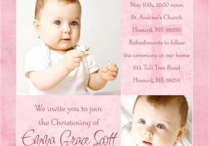 Example Of Invitation Card for Christening and Birthday 49 Sample Christening Invitations Baptism Vitations All