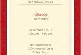 Example Of Invitation to Dinner Party formal Dinner Party Holiday Party Invitations From