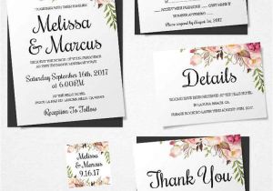 Example Of Wedding Invitation Card format 16 Printable Wedding Invitation Templates You Can Diy