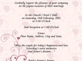 Example Of Wedding Invitation Card format My Blog Invitation