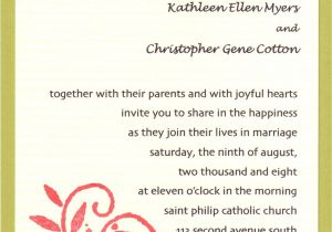Example Of Wedding Invitation Card Wording Wedding Invitations Cards Wording Wedding Invitation