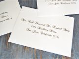 Example Of Wedding Invitation Envelope How to Address Wedding Invitation Envelopes Paper Lace