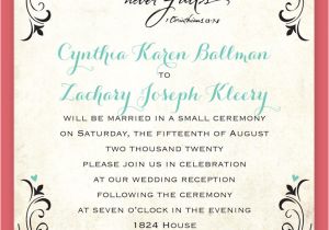Example Of Wedding Invitation with Reception Wording How to Word Your Reception Only Invitations Ann 39 S Bridal