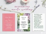 Example Of Wedding Invitation with Reception Wording Reception Only Invitation Wording