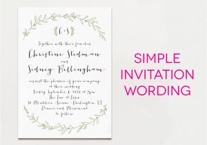 Example Of Wedding Reception Invitation Wording 15 Wedding Invitation Wording Samples From Traditional to Fun