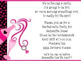 Examples Of Bachelorette Party Invitation Wording Bachelorette Party Invitations Party Ideas