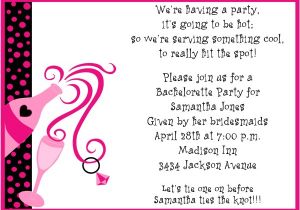 Examples Of Bachelorette Party Invitation Wording Bachelorette Party Invitations Party Ideas