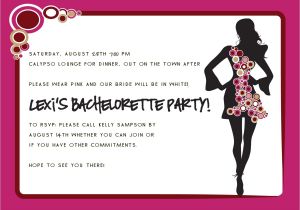 Examples Of Bachelorette Party Invitation Wording Party Invitations Bachelorette Party Invitation Wording