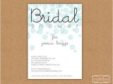 Examples Of Bridal Shower Invites Bridal Shower Invitation Sample Bubbles by Hellohappypaper