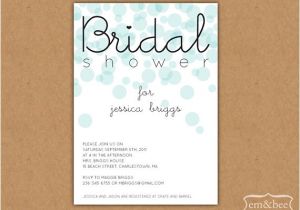 Examples Of Bridal Shower Invites Bridal Shower Invitation Sample Bubbles by Hellohappypaper