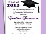 Examples Of Graduation Invitations Wording Graduation Party or Announcement Invitation Printable or