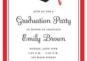 Examples Of High School Graduation Party Invitations Graduation Party Invitations Party Ideas