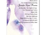 Exquisite Bridal Shower Invitations Elegant Wedding Dress Purple Invitations for Bridal Shower