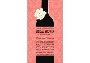 Exquisite Bridal Shower Invitations Elegant Wine Bridal Shower Invitations