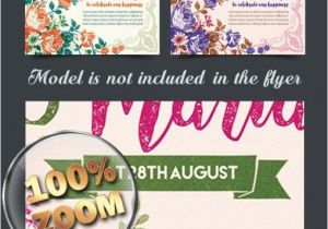 Facebook Wedding Invitation Template Flowers for Wedding Invitation Template by Elegantflyer