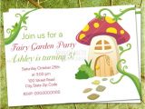 Fairy 1st Birthday Invitations Fairy Tea Party Birthday Invitation Mushroom Inviation