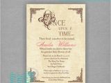 Fairy Tale Bridal Shower Invitations Fairy Tale Ce Upon A Time Inspired Baby Shower or Bridal
