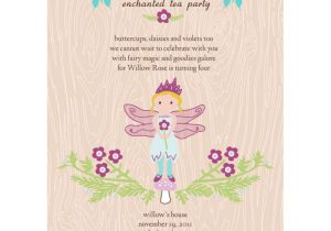Fairy Tea Party Invitations Enchanted Fairy Tea Party Printable Invitation