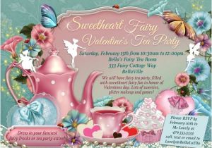 Fairy Tea Party Invitations Fairy Tea Party Invitation Birthday Tea Party Tea Party
