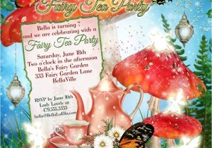 Fairy Tea Party Invitations Fairy Tea Party Invitation Fairy Garden Party Fairy