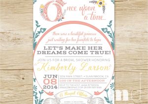Fairytale Bridal Shower Invitations Ce Upon A Time Bridal Shower Invitations Fairytale Bridal
