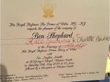 Fake Wedding Invitations Good Morning Britain 39 S Ben Shephard 39 Has An Invite to