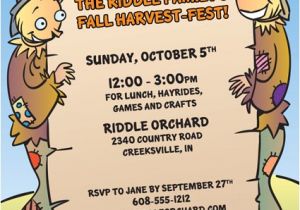 Fall Party Invites Harvest Party Invitation