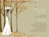 Fall themed Bridal Shower Invitations Autumn Vanilla Picture Autumn themed Bridal Shower