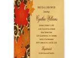 Fall themed Bridal Shower Invitations Bridal Shower Invitation