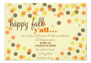 Fall themed Party Invitations 6 000 Fall Party Invitations Fall Party Announcements